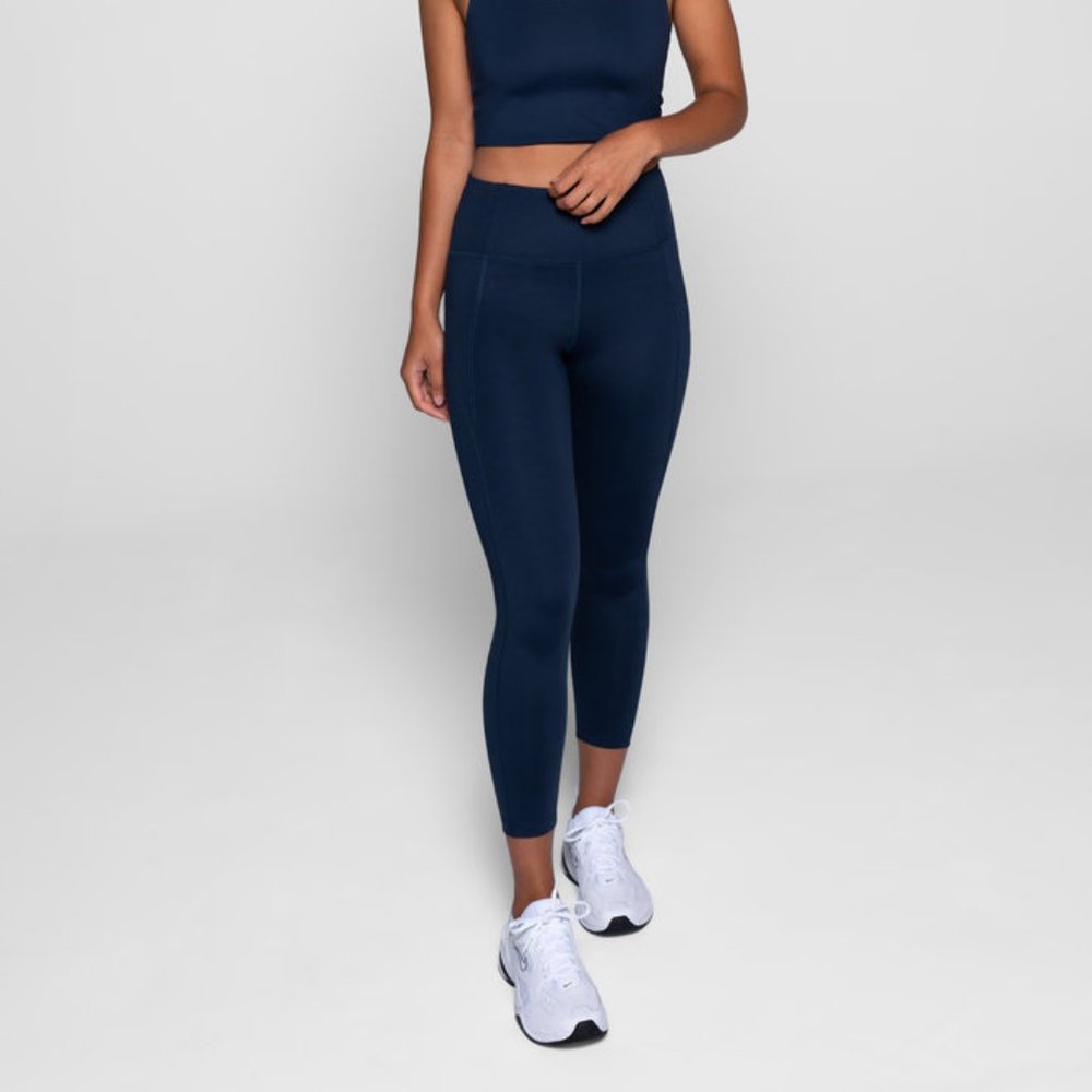 Girlfriend Collective Midnight Compressive High-Rise Legging - M